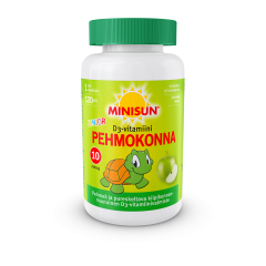 Minisun D-vitamiini Pehmokonna Omena jr.10 mikrog 120 kpl