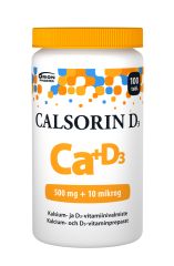 CALSORIN 500 MG + D3 10 MIKROG 100 TABL