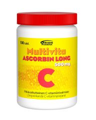 MULTIVITA ASCORBIN LONG 500 MG 100 TABL