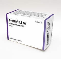 OVESTIN 0,5 mg emätinpuikko 15 fol