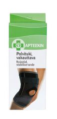 Apteekki polvituki vakauttava XL, musta 1 kpl